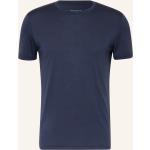 Dunkelblaue Devold T-Shirts aus Wolle für Herren Übergrößen 