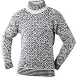 Reduzierte Offwhitefarbene Devold Rollkragen Herrensweatshirts aus Wolle Größe M 