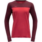 Rote Devold Outdoor-Hemden aus Wolle für Damen Größe S für den für den Winter 