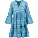 Reduzierte Blaue Devotion Mini V-Ausschnitt Sommerkleider für Damen Größe M für den für den Sommer 