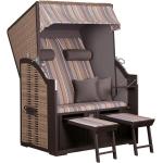 Graue Moderne DeVries Gartenstühle & Balkonstühle aus Holz ausziehbar 