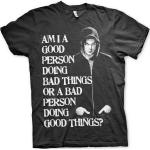 Dexter Bad Person Doing Good Things T-Shirt Black