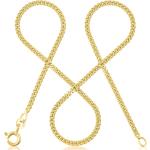 Nickelfreie Goldene Elegante Goldketten mit Weihnachts-Motiv aus Gold für Damen 