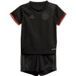 Schwarze adidas Performance DFB - Deutscher Fußball-Bund Deutschland Trikots für Kinder Übergrößen - Auswärts 2020/21 