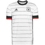 Weiße adidas Performance DFB - Deutscher Fußball-Bund DFB Trikots 2020/21 für Herren Übergrößen zum Fußballspielen - Heim 2020/21 