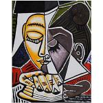 Schwarze Moderne Pablo Picasso Picasso Kunstdrucke 60x80 
