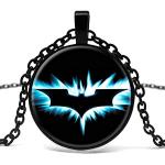 Schwarze Batman Halsketten & Halsschmuck aus Kristall 