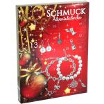 Reduzierte Bunte Schmuck Adventskalender mit Weihnachts-Motiv aus Glas für Damen zu Weihnachten 
