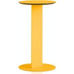 Senfgelbe Design Tische 
