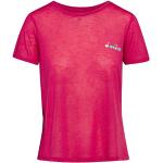 Pinke Diadora T-Shirts für Damen Größe XS 