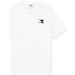 Weiße Diadora T-Shirts für Herren Größe L 