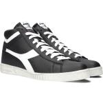 Schwarze Diadora High Top Sneaker & Sneaker Boots aus Leder für Herren 