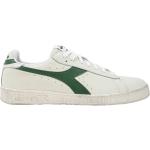 Grüne Diadora Low Sneaker aus Leder für Herren Größe 40 für den für den Herbst 