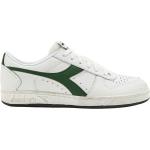 Diadora - Low Sneakers - Magic Icona Low White Fogliage für Herren - Größe 43 - Weiß