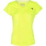 Diadora Team T-Shirt Damen - Neongelb