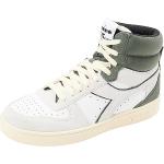 Weiße Diadora Magic High Top Sneaker & Sneaker Boots aus Rindsleder für Herren Größe 47 