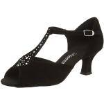 Reduzierte Schwarze Diamant Dance Shoes Tanzschuhe Latein für Damen Größe 40,5 