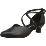 Reduzierte Schwarze Diamant Dance Shoes Tanzschuhe Latein für Damen Größe 41,5 
