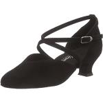 Reduzierte Schwarze Diamant Dance Shoes Tanzschuhe Latein für Damen Größe 38 