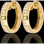 Reduzierte Edenly Diamant Ohrringe aus Gelbgold mit Diamant für Damen 