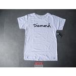 Diamond Supply Women Og Script Boyfriend T-Shirt Neu White Gr:s Diamond