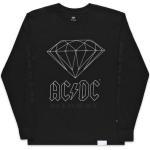 Diamond x ACDC Back In Black Longsleeve - black - Herren - Größe: S