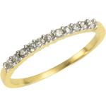 Goldene Ellen K. Diamonds by Ellen K Goldringe aus Gold 14 Karat mit Diamant für Damen 