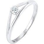 Silberne Elegante Diamore Diamantringe handgemacht zur Hochzeit 