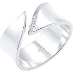 Silberne Elegante Diamore Diamantringe aus Silber mit Diamant handgemacht für Damen zum Muttertag 
