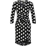 Diane von Furstenberg Damen Kleid DAVID 3/4-Arm, schwarz, Gr. S