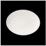 Weiße Dibbern Ovale Servierplatten aus Porzellan mikrowellengeeignet 