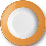 Orange Runde Suppenteller 23 cm 