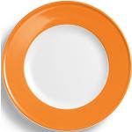 Orange Runde Frühstücksteller 21 cm 