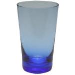 Himmelblaue Minimalistische Dibbern Americano Wassergläser aus Glas mundgeblasen 