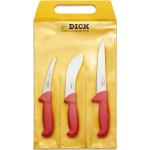 Rote Dick Messersets 3-teilig 