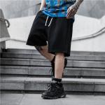 Schwarze Vintage Justin Bieber Baggy-Shorts für Herren Größe XL 
