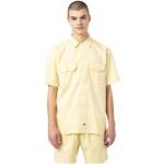 Reduzierte Gelbe Kurzärmelige Dickies Herrenarbeitshemden aus Twill Größe XL 
