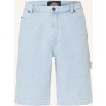 Blaue Vintage Dickies Jeans-Shorts aus Baumwolle für Herren Größe XXL für den für den Sommer 