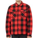 Reduzierte Rote Dickies Sacramento Outdoor-Hemden aus Flanell für Herren Größe L 