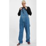 Blaue Bestickte Loose Fit Dickies Jeans mit Stickerei aus Baumwolle für Herren Größe M 