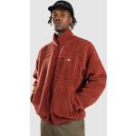 Rote Streetwear Dickies Zip Hoodies & Sweatjacken aus Polyester für Herren Größe L 