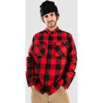 Rote Streetwear Langärmelige Dickies Sacramento Herrenlangarmhemden aus Flanell Größe XL für den für den Winter 
