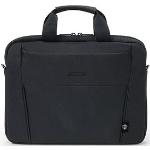Schwarze Elegante Dicota Eco Herrenlaptoptaschen & Herrennotebooktaschen Art: Slim Cases mit Reißverschluss aus Kunstfaser 