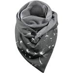 Khakifarbene Animal-Print Schlauchschals & Loop-Schals mit Vogel-Motiv aus Musselin für Damen Einheitsgröße für den für den Herbst 