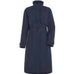 Blaue Wasserdichte Didriksons Maxi Trenchcoats mit Gürtel aus Polyester für Damen Größe L für den für den Herbst 