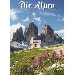 Korsch Verlag Fotokalender mit Alpen-Motiv aus Papier 