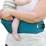 Die Babytrage Hipseat von Hippychick – der unkomplizierte Hüftsitz, der Ihren Rücken schont - Blaugrün