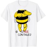 Weiße Biene Maja T-Shirts für Damen Größe S 
