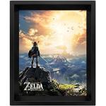 Reduzierte Bunte Nintendo The Legend of Zelda 3D Poster 