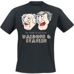 Die Muppets T-Shirt - Late Night Waldorf und Statler - M bis XXL - für Männer - Größe XL - schwarz - Lizenzierter Fanartikel